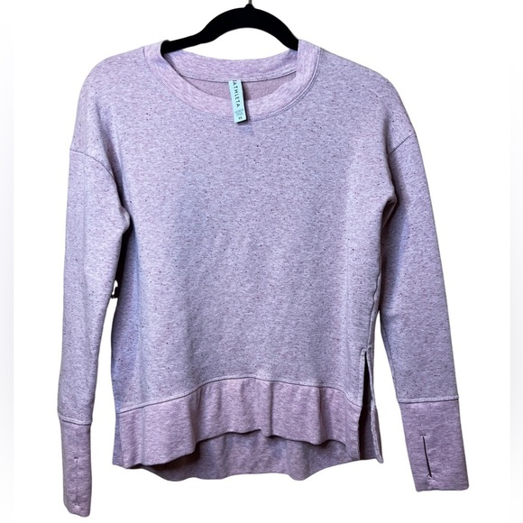 Athleta S Balance Pullover Top Victorian Berry Multi XS - Picture 6 of 7